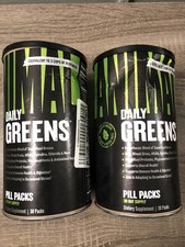 Universal Nutrition Animal Greens Dietary Supplement 30 Packs Lot Of 2 Exp 3/28 picture