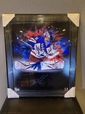Igor Shesterkin New York Rangers Autographed Signed Picture Framed Fanatics COA picture