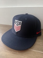 Nike USA Soccer USMNT Polyester SnapBack Authentic Navy Blue picture