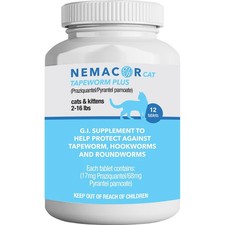 Rna Nemacor Cat Tapeworm Plus Supplement 12 Tablets 12Ct 1 Pack picture