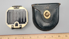 Vintage K&E Keuffel & Esser Natural Sines Pocket Transit Brunton Case Untested picture