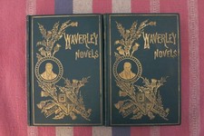 Lot Of 2 Antique Waverley Novels Sir Walter Scott Vol. 4 & 6 Collier Hardcover picture