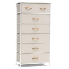 Crestlive Products CLHD024BEI 7 Drawer Dresser Beige picture