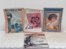 Vtg Lot 4 Sheet Music 1910s-40s Gus Kahn Paramount Movie Art Marguerite Clark picture