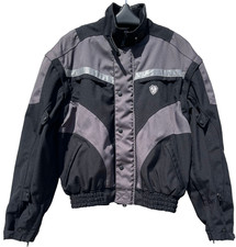 Vintage Arlen Ness Bikewear Bomber Jacket XL - Black/Grey picture