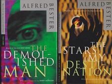 2 by ALFRED BESTER The Stars My Destination & The Demolished Man Both HC/DJ 1996 picture