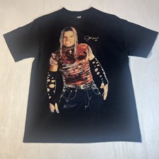 Vintage Jeff Hardy Glow Xpand Your Imagination Wrestling T-Shirt 90s WWF WWE M picture