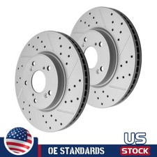 293mm Front Disc Brake Rotors Pair Kit For Honda Accord 2013 2014 2015 - 2022 picture