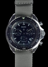 MWC Stainless Steel Military Pilots Chronograph | Sapphire Crystal | Swiss Ronda picture