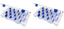 Tuff Tainer Utility Tackle Box with Zerust, 5007, Large, Plastic pack of 2 picture