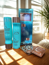 Malibu C Hard Water Wellness Kit Shampoo/Conditioner/4 Hardwater Treatment Packs picture