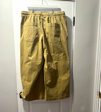 Anthropologie Pilcro Women’s Khaki Pants w/ Drawstring Elastic Waist, Plus 1X- picture