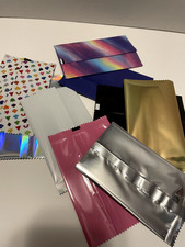 Blank Foil Trading Card Booster Pack Empty Wrapper DIY Open on One End picture