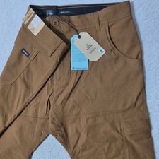NEW Prana Stretch Zion Slim Pant II Mens 40/32 Sepia Brown Taper Stretch Hiking picture