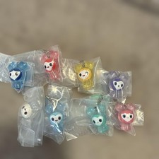 TWICE Lovely Keychain 8pc Clear Set Timepiece Charm Authentic Rare Edition picture
