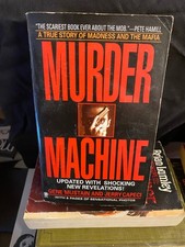 MURDER MACHINE Gene Mustain & Jerry Capeci 1993 Onyx Mafia True Crime 1st Ed picture