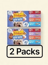 (2 pack) Purina Friskies Shreds Gravy Variety Pack, Wet Cat Food, 5.5 oz Cans 40 picture
