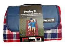 Hurley Outdoor Oversized Reversible Blanket RED BLUE 50