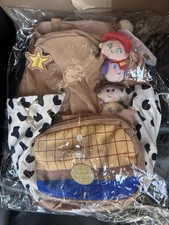 Potdemiel Disney Pixar Toy Story Woody 3D Plush Backpack HTF NWT picture