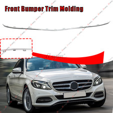 Front Bumper Trim Molding For 2015-2018 Mercedes Benz C300 Chrome Sedan Coupe picture