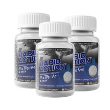 3-30ct Bottles Total  90Tabs Rapid Action Extreme 2 Way Energy FOCUS MOOD Boost picture