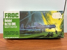 Frog HEINKEL HE219 Owl Night Fighter 1/72 Scale Plastic Model Kit F177 CV JD picture