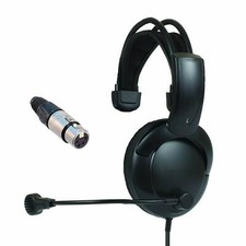 Clear-Com SINGLE MUFF RTS BTR Radiocom  Intercom headphones Headset XLR4 Comms picture