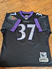 RARE Deion Sanders Ravens Mitchell & Ness 2004 Black Throwback Jersey (XL) picture