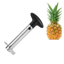 Handheld Pineapple Cutter w/Circular Blade Stainless Pineapple Corer Slicer 3'' picture