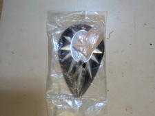 BSA C15 A10 A50 A65 PAIR BLACK PEAR DROP PETROL TANK BADGE 1958-67 40-8122 8123 picture