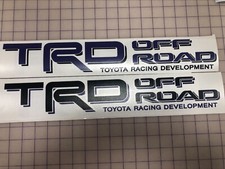 2x TRD Off Road Decals for Toyota Tacoma Tundra Bedside Vinyl Decal CUSTOM COLOR picture