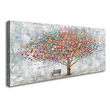 DZL Art H71162 Tree Wall Art Canvas Prints Wall Art 48