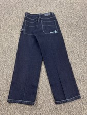 Vtg Southpole Jeans Men 32x32 Baggy Loose Fit Embroidered Carpenter Y2K Denim picture