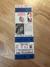 1982-83 NBA Playoffs Pete Verhoeven Ticket Portland Trail Blazers picture