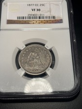 1877 CC 25C. NGC VF30 picture