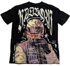 Rad Boyz Driver T-shirt Double Sided Print Embroidered Black Sz Sm Limited picture