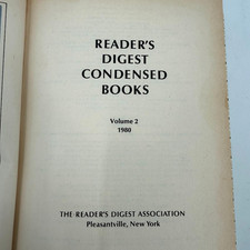 Vintage 1980 Reader's Digest Condensed Books Vol 2 Decorative Hardcover picture
