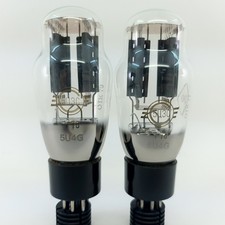 2 X 5U4G / 5Ц3С SVETLANA TUBE. 1970s PROD. INVERTED CUP GETTER. 20. CB402 picture