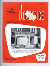 Boxoffice Magazine Magazine Aug 5 1963 VG+ 4.5 picture