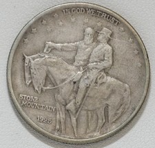 1925 Stone Mountain Commemorative Silver Half Dollar 50c Coin  /A36 picture