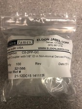 Eldon James C0-2PP-QC Straight Coupler 1/8