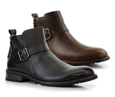 Ferro Aldo DALTON Men's Casual Zipper Motorcycle Ankle Chelsea Boots picture