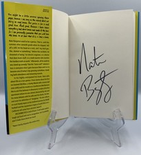NATE BARGATZE BIG DUMB EYES COMEDY SIGNED AUTOGRAPHED HC BOOK NEW 2025 IN HAND 2 picture