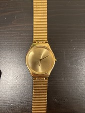 Swatch Vintage All Gold Watch Unisex picture