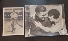 Vintage 1925 Jimmy O'Connell (Banned) & HOF Al Simmons Phila A's Photo Lot picture