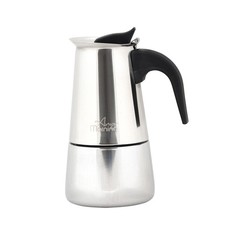 Any Morning Stainless Steel Espresso Maker, 300 ml, Induction Compatible Moka Po picture
