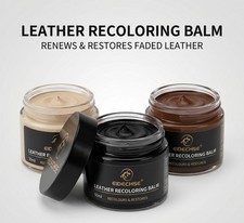 Leather Repair Kit Recoloring Balm Car Seat Couch Sofa Shoes Scratch Color Fix picture