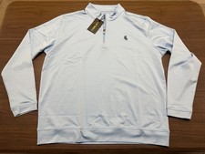 LIV Golf Volunteer 1/4 Zip Blue Sea Long-Sleeve Pullover - XL - NEW - NWT picture