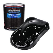 ProductionShop 1 Quart High Gloss Super Jet Black Acrylic Enamel Auto Paint picture