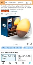 Philips HF3520 60 E Wake-Up Light With Colored Sunrise Simulation - White picture